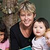 Teacher with pre-school students