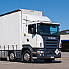 Truck used during truck driver courses in Tauranga