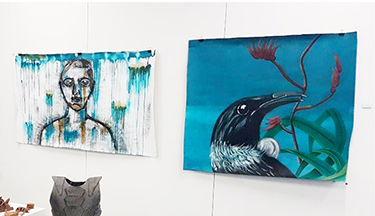 Works from art and design courses in Tauranga and Rotorua