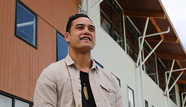 Closeup of a professional mentoring student