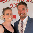 Jens Guenther with his partner