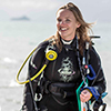 Marine Studies students in diving gear