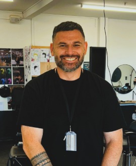 David Tiumalu teaches Commercial Barbering