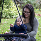 ECE student with child