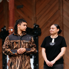 Toi Ohomai students outside of Tangatarua Marae