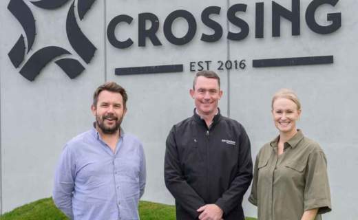 Tauranga Crossing CEO Andrew Campbell, Toi Ohomai marketing and creative manager Tom Worsp, and Tauranga Crossing centre manager Janet Vincent.