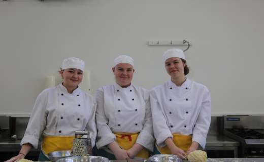 Courtney Garner, Olivia Boulcott and Aleah Green