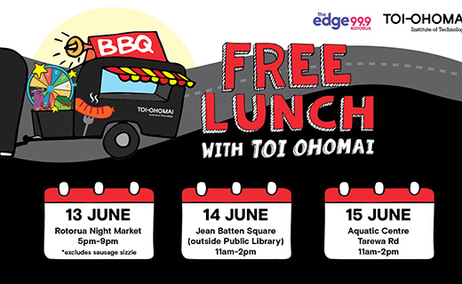 Toi Ohomai is hosting the Free Lunch event series in Rotorua