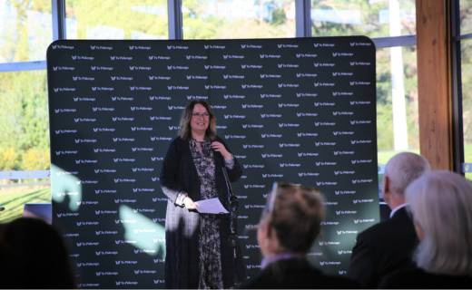 Hon Jan Tinetti at the Toi Ohomai Mokoia Campus