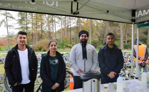 Sanam Shrestha, Komalpreet Kaur, Harjas Singh and Parth Lekhi at the Rip, Grip and Whip.