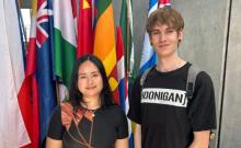 Hannah Carbagning and Ty McBroon 