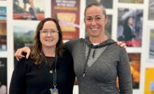 Nicol Sanders-OShea and Heidi Douglas at Te Ara o Mauao Gallery