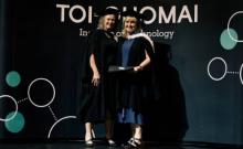 Shelagh Thomas (right) was among the first cohort of Level 5 Sterilising Technology students who graduated last week.