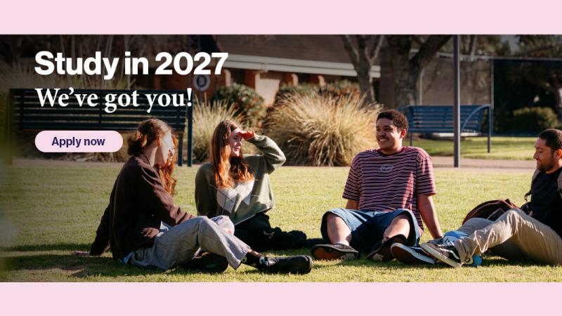 Study in 2027. We've Got You.