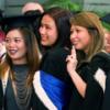 Graduates posing for a photo