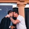Graduate and tutor hongi